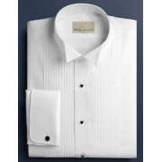 Neil Allyn 1/4" Pleated Wing Collar Tuxedo Shirt